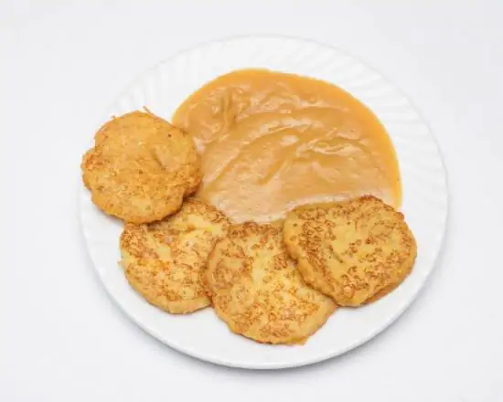 Menü Kartoffelpuffer mit Apfelmus (4 Stück)