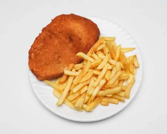 Schnitzel mit Pommes